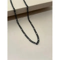 Corrente Masculina Grumet 3X1 Preta 4.6Mm/60Cm