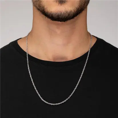 Corrente Masculina Cadeado 4.4mm / 60cm