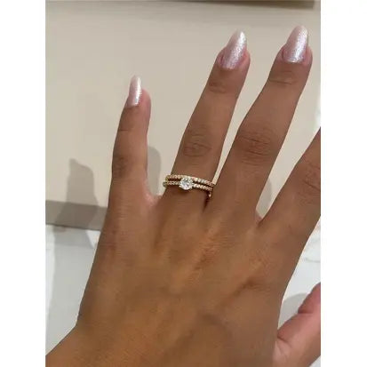 Anel Banhado a Ouro