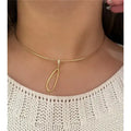 Gargantilha Banhado a Ouro