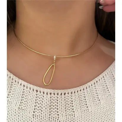 Gargantilha Banhado a Ouro
