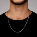 Corrente Masculina Cadeado Alternado 3X1 / 60 Cm