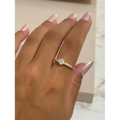 Anel Banhado a Ouro