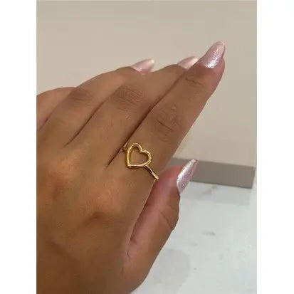 Anel Banhado a Ouro