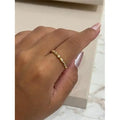 Anel Banhado a Ouro