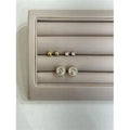 Conjunto de Brincos Folheado a Ouro