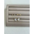 Conjunto de Brincos Folheado a Ouro