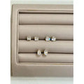 Conjunto de Brincos Folheado a Ouro