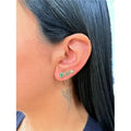 Conjunto de Brincos Folheado a Ouro